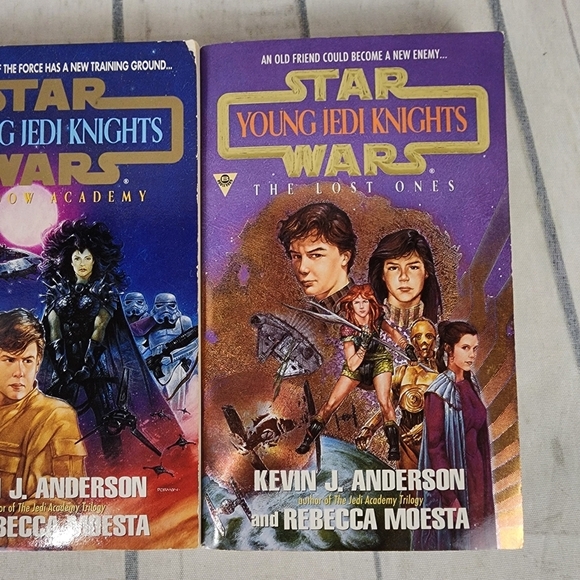 Vintage 1995 Star Wars Young Jedi Knights Paperback Books Set of 3 - Picture 5 of 14